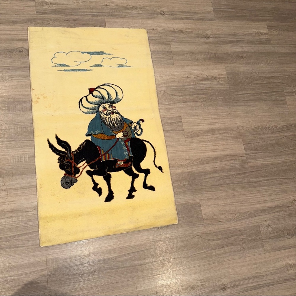 Antique Chinese Peking Rug Size 50” x 29”